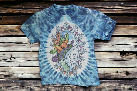 Vintage 1994 Grateful Dead Snowboard Bears Tie-Dye T-Shirt